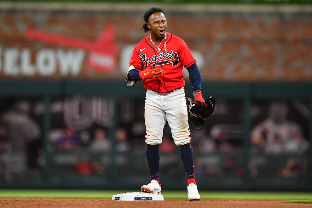 Ozzie Albies gives hilarious NSFW interview after Braves clinch (Video)